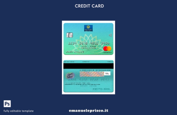 modello mastercard stile verificato della Yemen Gulf Bank